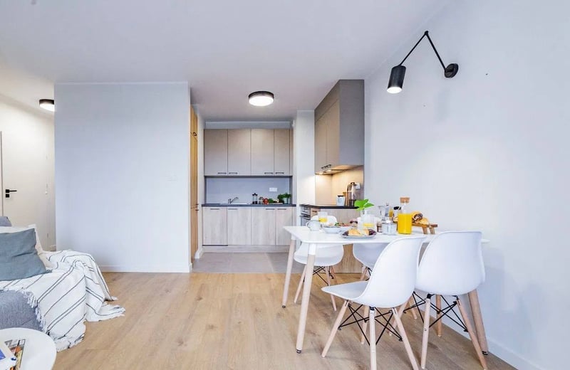 Аренда стильной 2-комнатной квартиры, 42 м², во Вроцлаве, Польша